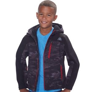 Snozu Youth Boys Hooded Softshell Jacket